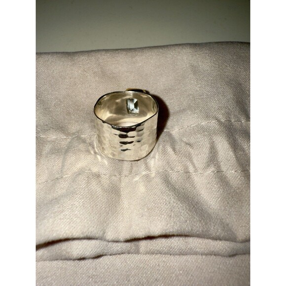 Silpada 'Lakeside' Gemstone Ring in Sterling Silver & Gold Plate - Picture 3 of 6